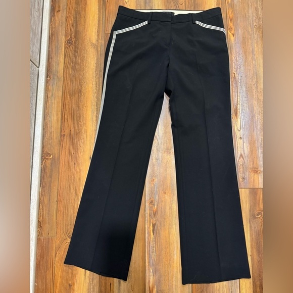 Piped, casual black dress pants size 2 - Picture 11 of 11